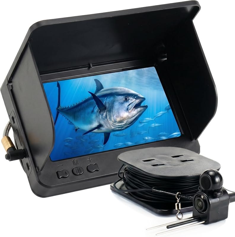 Fish Finder Underwater 5-Inch IPS Screen Fishing Camera — handheld fish finder for handheld fish finder