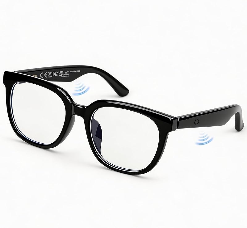 Bluetooth Glasses for Women Men, Smart Glasses with Open Ear Speaker — Alexa smart glasses for alexa smart glasses