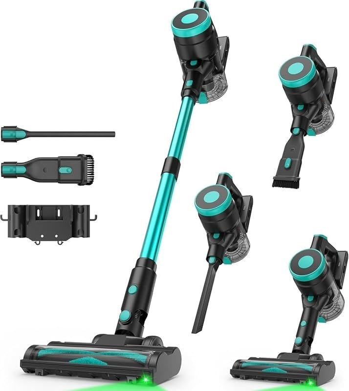 Cordless Vacuum ,Zefiro 580W/55kPa Stick Vacuum Cleaner for Home — hardwood floor cordless vacuum for hardwood floor