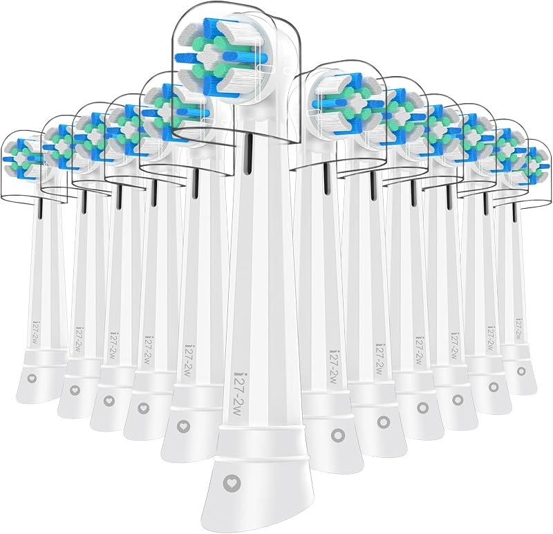 12 Pack IO Replacement Head Compatible with Oral B IO Electric Toothbrushes — oral b io electric toothbrush for oral