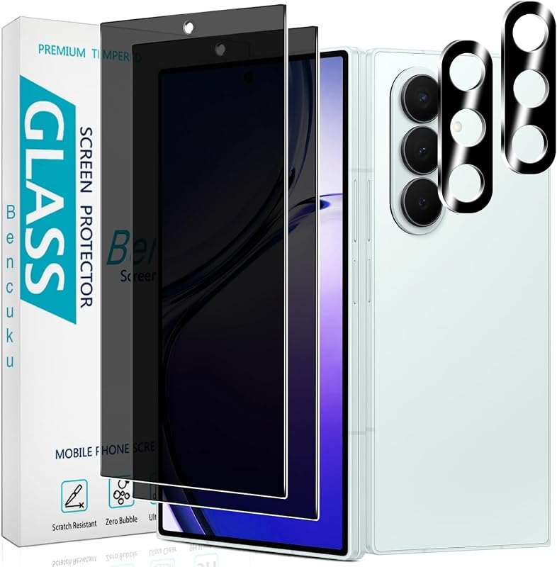 2+2 Pack Privacy Screen Protector for Samsung Galaxy Z Fold 8 Ultra — Z Fold 8 Ultra privacy film for fold ultra