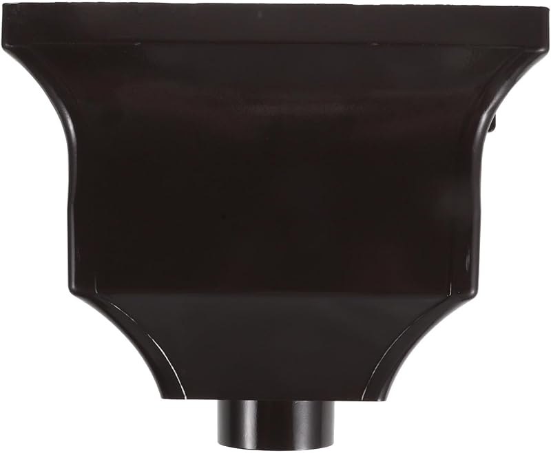 Downspout to Drain Pipe Adapter, Rain Gutter Connector - Aluminum Alloy Funnel Shaped Rainwater Diverter for Roof