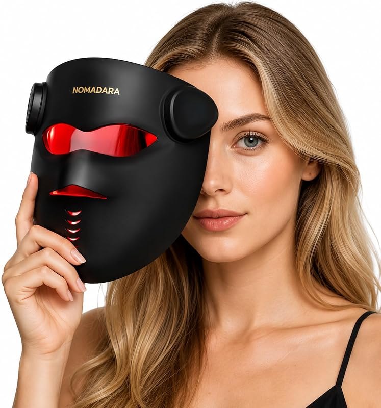 3D Cordless Red Light Therapy Mask for Face, 9 Modes LED Face Mask — red light face mask for red light face mask
