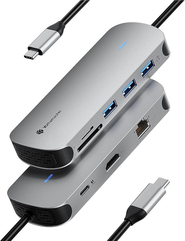 Yottamaster USB C Docking Station 4K@60Hz HDMI for MacBook/Dell/HP/Surface — travel USB-C dock for travel usb dock