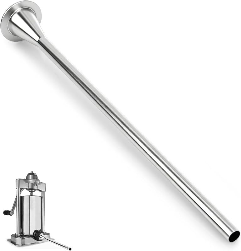 Extra Long 3/8" 10mm Sausage Stuffer Tubes for Lem, 1 9/16' Base