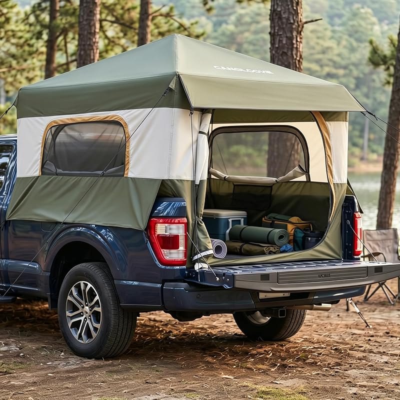 Inflatable Truck Bed Tent, Fast Setup Pickup Camping Tent — overlanding roof top tent for overlanding roof top tent