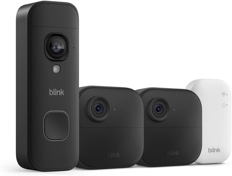 Blink Outdoor 4 and Battery Doorbell 2K+ (newest model) — Smart Weather Alert System for smart weather alert system