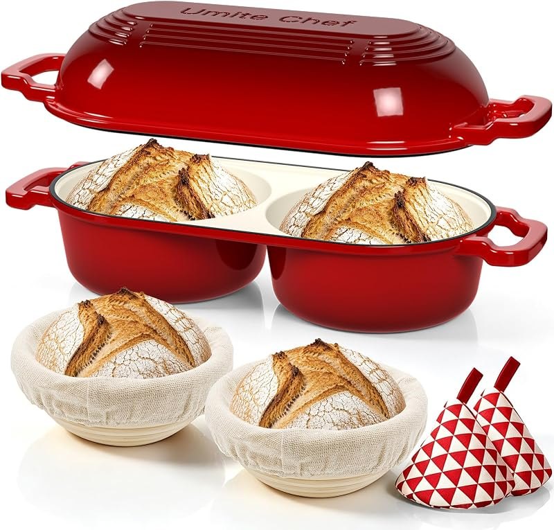Umite Chef Dutch Oven for Bread Baking — baking loaf pan for baking loaf pan