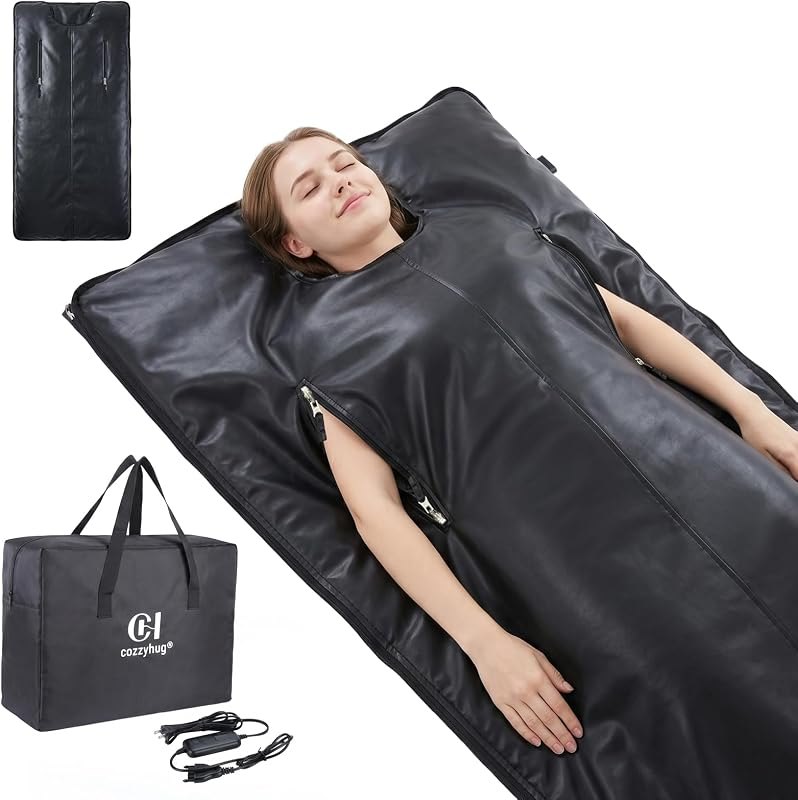 158°F PU Infrared Sauna Blanket for Home Detox & Relaxation — sauna blanket liner for sauna blanket liner