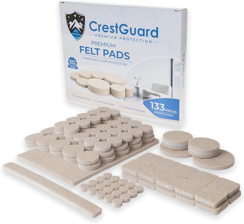 Premium Felt Furniture Pads — self-adhesive felt pads for self adhesive felt pads