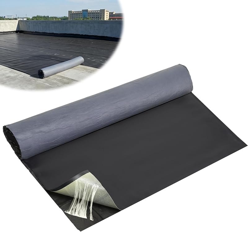 50 Mil EPDM Rubber Roofing Materials Roll 39 in x 9.8 ft — self adhesive roof patch for self adhesive roof patch