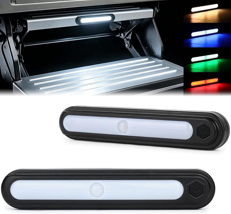 Multi-Color Motion Activated RV Step Lights, 2 Pack