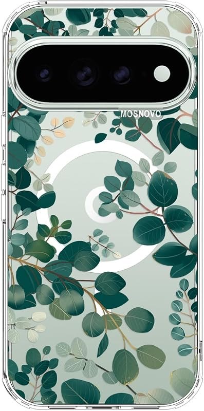 MOSNOVO for Google Pixel 11 Pro Clear Case, Fit for Pixelsnap & MagSafe, 6.6ft Military-Grade Shockproof Magnetic