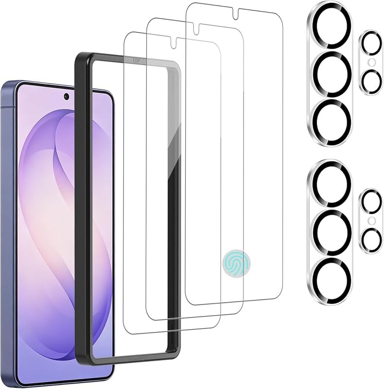 for Samsung Galaxy S26 Ultra (6.9") / SM-S948B 3 Screen+2 Lens Protector Set-3 Tempered Glass Screen Protectors+2