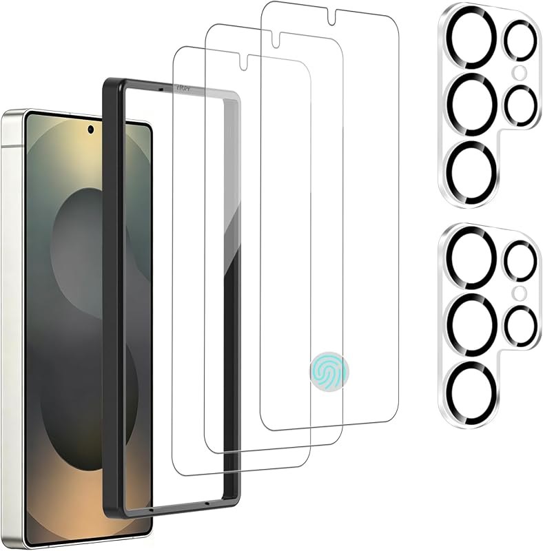 for Samsung Galaxy S25 Ultra (6.9") /SM-S938U 3 Screen + 2 Lens Protector Set-3 Tempered Glass Screen Protectors+2