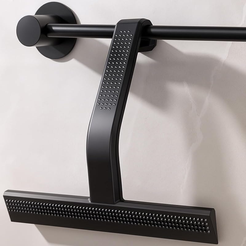 FZF Shower Squeegee for Glass Doors Window Bathroom Cleaning 10 Inch All-One-Piece Silicone Squeegee Cleaner with