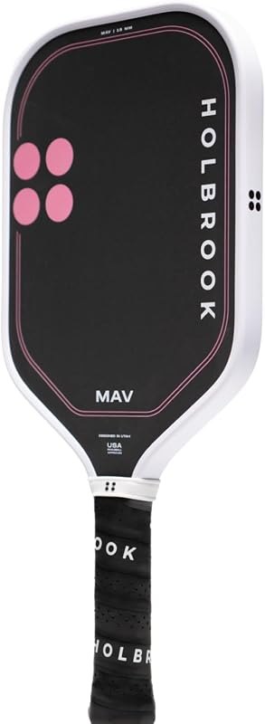 Holbrook Mav Pickleball Paddle 16mm USAPA Approved Carbon Fiber — Pink Pickleball Paddle for pink pickleball paddle