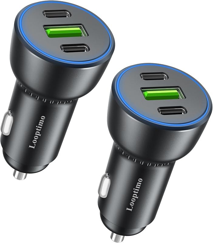 90W USB C Car Charger Multi Ports Adapter Fast Charging for iPhone Duo — duo iphone for duo iphone