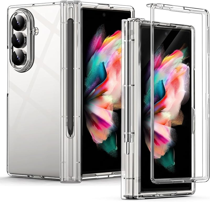AICase for Samsung Galaxy Z Fold 8 Ultra Case with S Pen Holder Clear — Z Fold 8 Ultra S Pen holder for fold ultra pen