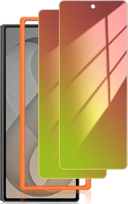 LYWHL 2-Pack Z Fold 8 Ultra Privacy Screen Protector Gradient Colorful — Z Fold 8 Ultra privacy film for fold ultra