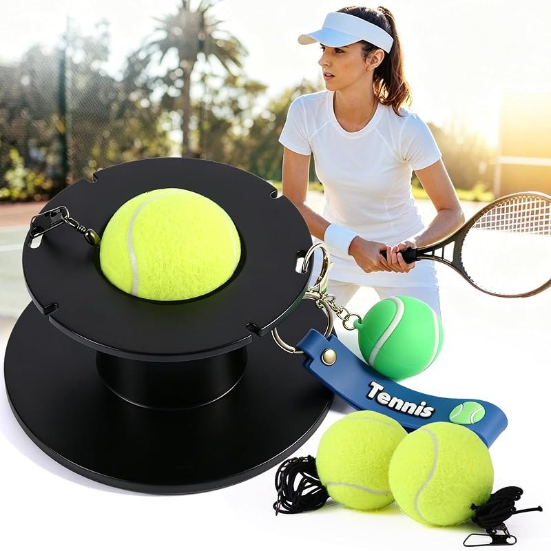 Professional Tennis Trainer, Solo Practice Rebounder for Tennis Training — Tennis Training Aid for tennis training aid
