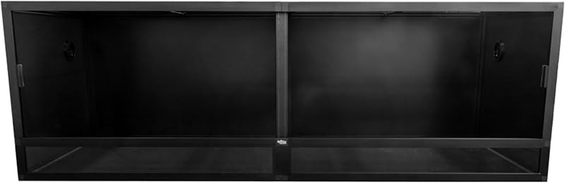 6x2x2 (180 Gallon) Reptile Enclosure V3 PVC Panels, Glass Doors, Lightweight, Easy to Assemble, Heavy Duty Screen
