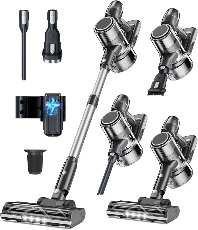 Cordless Vacuum Cleaner Stick Cleaners - Vacuums Cover for Home Pet Hair Hardwood Floors Lightweight Electric Brooms