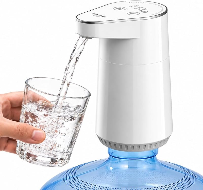 Water Pump for 5 Gallon jug, with 3 Modes ,One-Touch Electric Water Pump, USB-C Rechargeable, Compact and Portable for