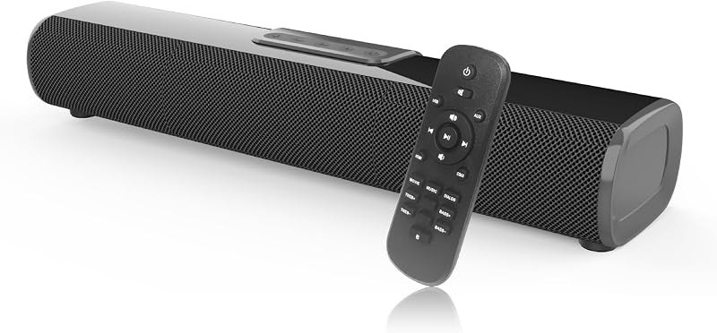 Tangxi Sound Bar for Smart TV, TV Soundbar with HDMI ARC, Bluetooth 5.0, AUX, SPDIF & USB, Surround Sound System for