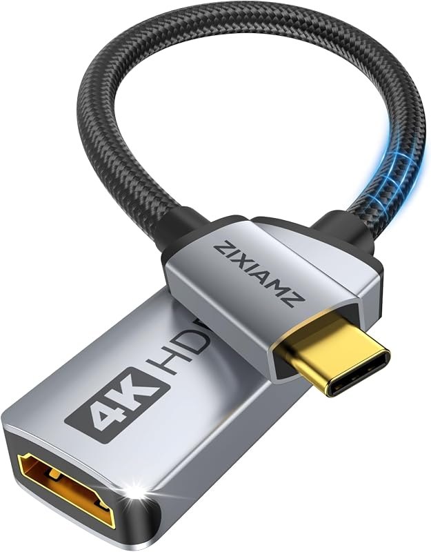 4K@60Hz USB C to HDMI Adapter, Thunderbolt 3/4/5 Support for Laptop — usb c hdmi adapter for usb hdmi adapter