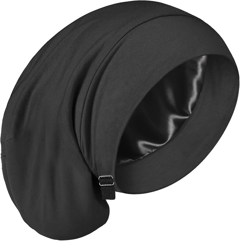 ROYBENS 100% Mulberry Silk Bonnet for Sleeping Women Hair Bonnets Sheep Cap — Silk Sleep Bonnets for silk sleep bonnets