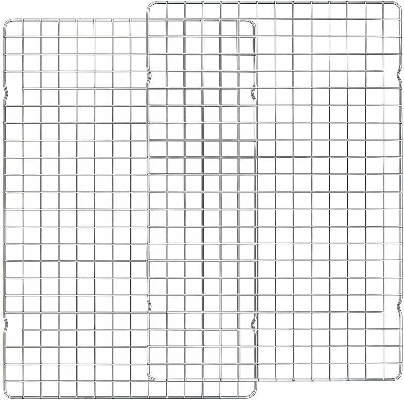 10"x15" Cooling Racks for Cooking & Baking, 2PCS Wire Rack — baking cooling rack for baking cooling rack