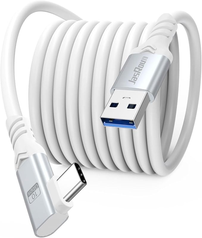Link Cable 16FT, 10Gbps USB 3.1 for Meta Quest 3/3S/2/Pro/Pico 4 VR — Quest link cable for quest link cable