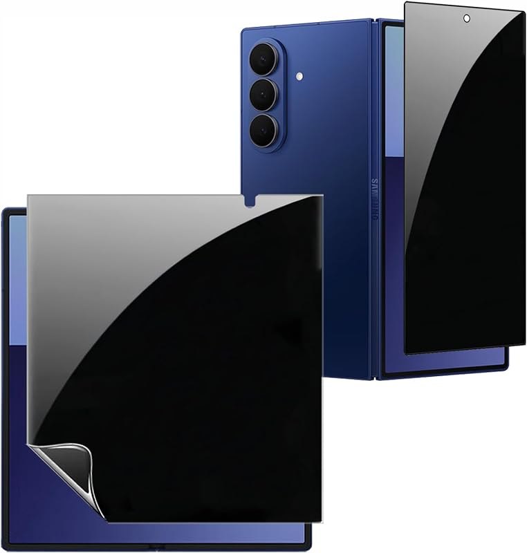 Privacy Inner Screen Protector For Samsung Galaxy Z Fold 8 Ultra + Anti-Spy Front Tempered Glass — screen protector