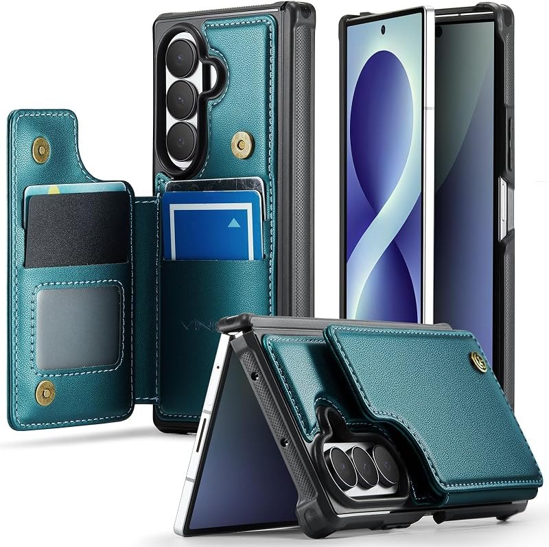 Vinich for Samsung Galaxy Z Fold 8 Ultra Wallet Case with Card Holder — Z Fold 8 Ultra folio case for fold ultra folio