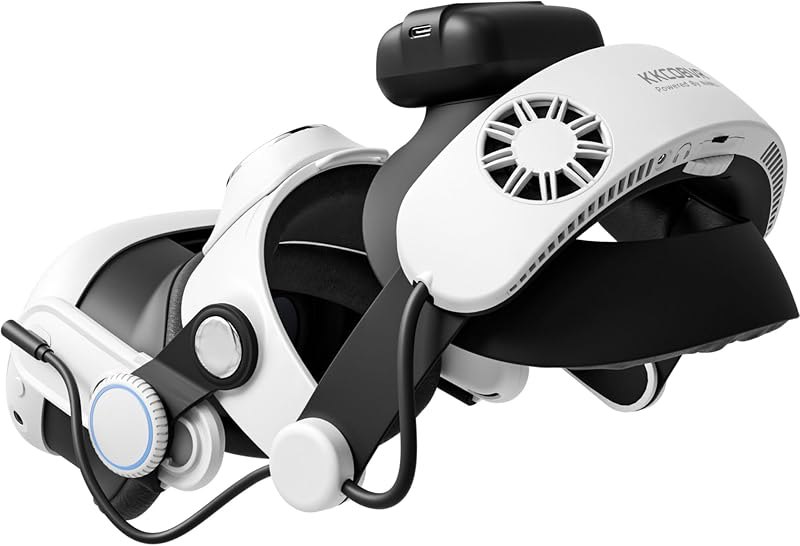 Q3U Battery Head Strap Compatible with Meta Quest 3/Quest 3S — quest 3 fan attachment for quest fan attachment