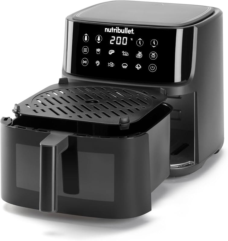 nutribullet CrispLite™ Air Fryer, 8-Qt. PFAS-Free Ceramic — air fryer grill for air fryer grill