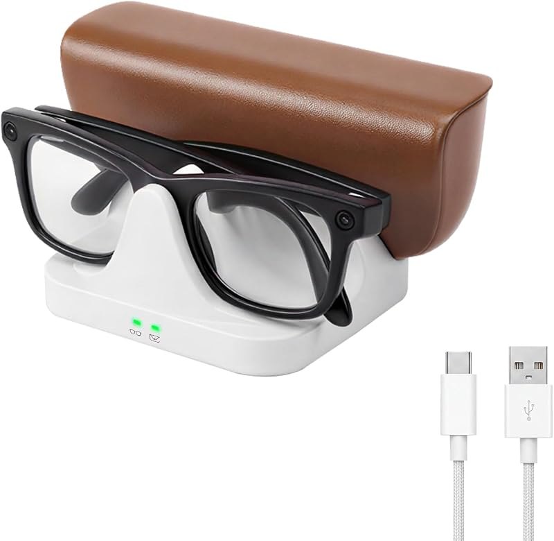 Charging Dock for Ray-Ban Meta Smart Glasses White — Ray-Ban Meta Smart Glasses for ray ban meta smart