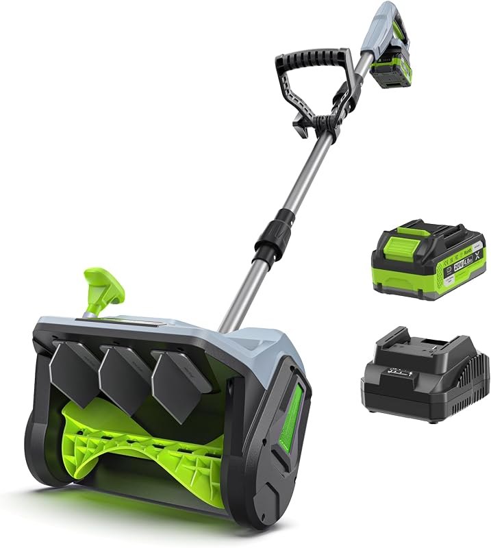 20V Cordless Snow Shovel, 13" Snow Blower for Driveway/Steps/Patio/Sidewalk — snow blower auger for snow blower auger