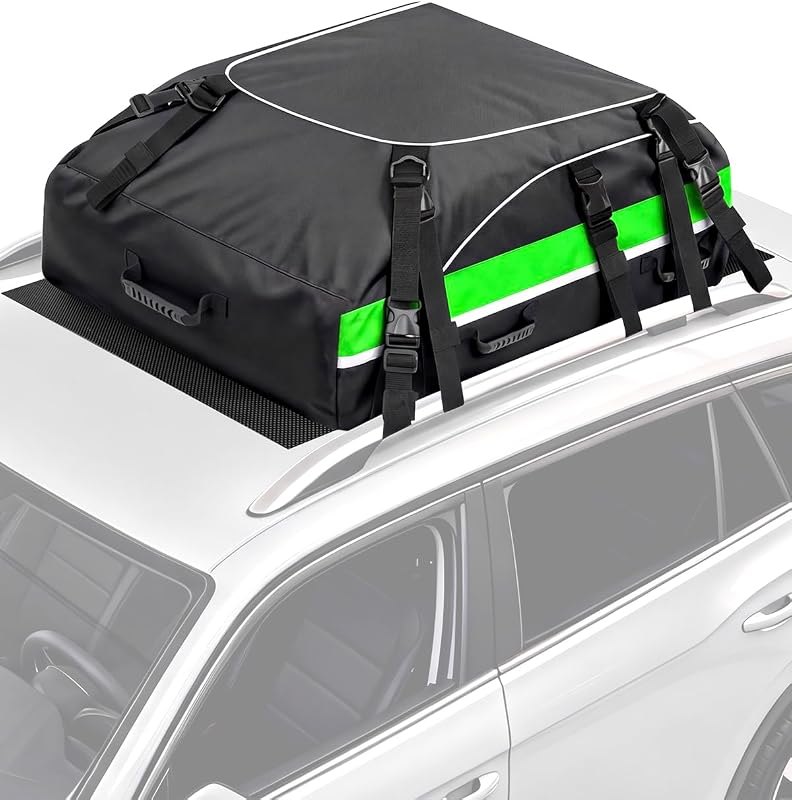 Rooftop Cargo Carrier Waterproof Oxford Fabric Roof Top Bag 21 Cu Ft — overlanding roof bag for overlanding roof bag