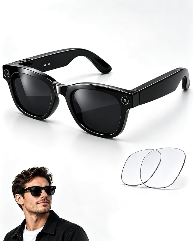 AI Smart Glasses with Camera,Bluetooth Camera Glasses — Audio smart glasses for audio smart glasses