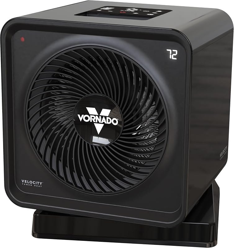 Velocity OSC+ Whole Room Space Heater with 70º Oscillation, Remote Control, Vortex Heat Circulation, LED Touch