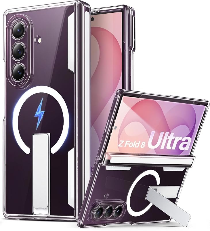 for Samsung Galaxy Z Fold 8 Ultra Case Clear, Non-Yellowing, 2026 — Z Fold 8 Ultra eSIM for fold ultra esim