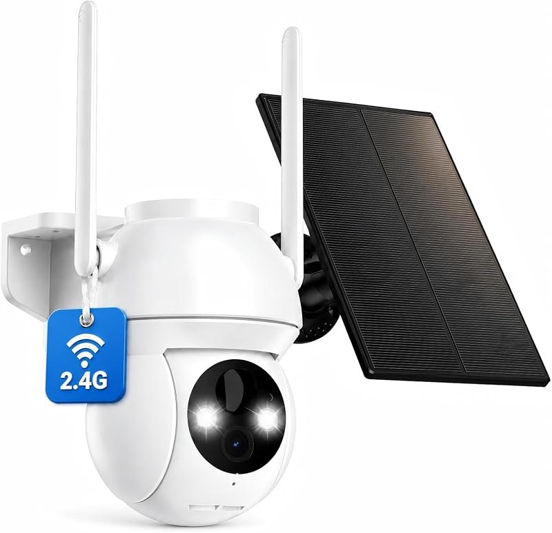 Add One on Solar Security Camera System, 2K Video — battery security camera for battery security camera