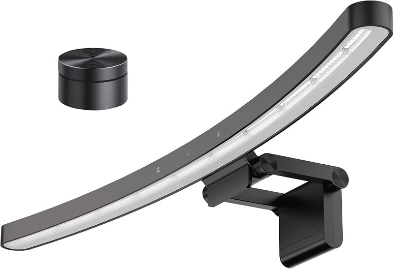 Curved Monitor Light Bar with Sensor, Monitor Light with Remote