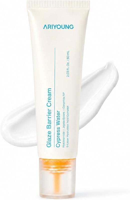 Glaze Barrier Cream, Ceramide Face Moisturizer for Dry & Sensitive Skin with 6-Ceramide Complex, 5-Layer Hyaluronic