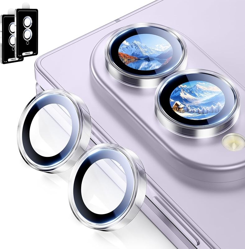 Uyiton 2 Pack for Samsung Galaxy Z Fold 8 Camera Lens Protector — Galaxy Z Fold 8 camera lens protecto for galaxy fold