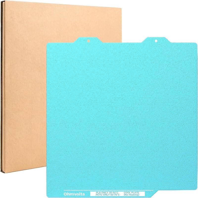 184 * 184mm Cool Build Plate for Bambu Lab A1 Mini 3D Printer,Upgraded Cold Low Temperature,Double-Sided Textured