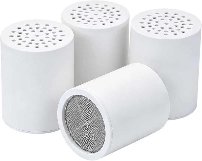 Showerhead Filter Replacement Cartridge for MDhair, 4 Pack — best shower filter replacement cartr for shower filter