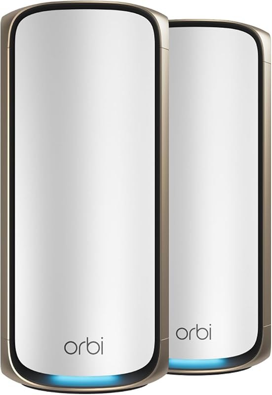 NETGEAR Orbi 970 Series (2026 Release) WiFi 7 Mesh System, 2 Pack — mesh wifi 2 pack for mesh wifi pack